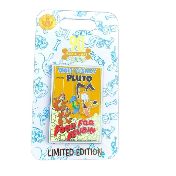 Disney Pluto 90th Food for Feudin Pin - Picture 1 of 1